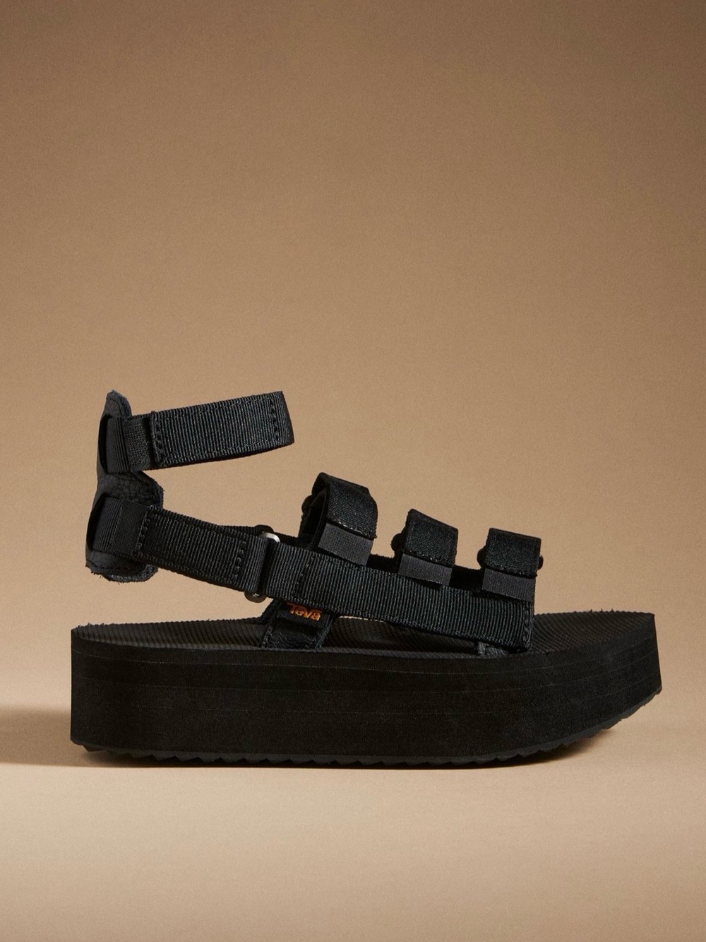 Teva women’s Black Strappy Sandals - Picture 3 of 5